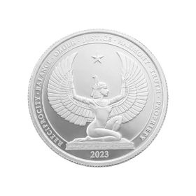 Mısır Tanrısı Gümüş Sikke Coin