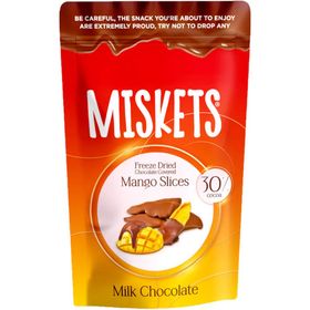 Miskets 80 gr Sütlü Çikolata Kaplamalı Kurutulmuş Mango