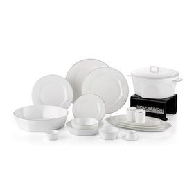 Mislina 12 Kişilik 122 Parça Platin Bordür Yemek Takımı