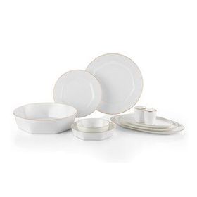 Mislina 12 Kişilik 55 Parça Altın Yemek Takımı