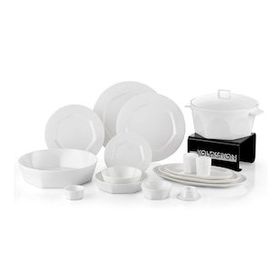 Mislina Sade 12 Kişilik Yemek Takımı