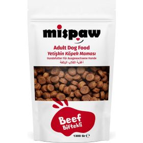 Mispaw Yetişkin Biftekli 1300 gr Kuru Köpek Maması