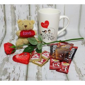 Miss Cici Sevgiliye Özel Kupalı Hediye Seti Love Kupa Bardak
