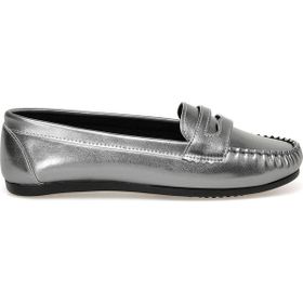 Miss F DS23008 3FX Gri Kadın Loafer Ayakkabı