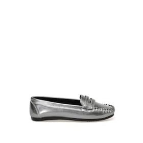 Miss F DS23008 3FX Gri Kadın Loafer Ayakkabı