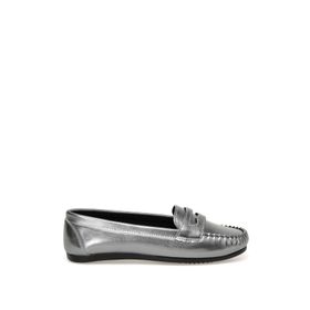 Miss F DS23008 3FX Gri Kadın Loafer Ayakkabı