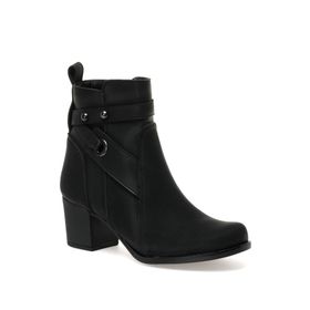 Miss F Dw21081 2pr Siyah Kadın Topuklu Bot