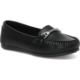 Miss F DW22005 2PR Siyah Kadın Loafer Ayakkabı