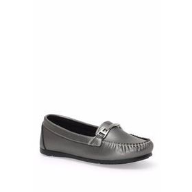 Miss F DW22005 2PR Siyah Kadın Loafer Ayakkabı