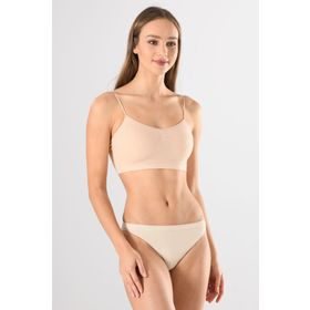Miss Fit 11266 Kadın Ten Rengi Ince Askılı Pedli Modal Büstiyer
