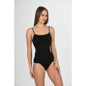 Miss Fit 1607 İnce Askılı Siyah Kadın Atlet