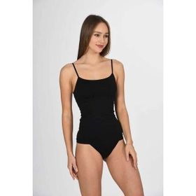 Miss Fit 1607 İnce Askılı Siyah Kadın Atlet