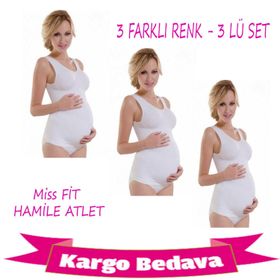 Miss Fit 1636 Kalın Askılı Hamile Atlet