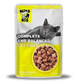 Miss Kis 100 gr Premium Pouch Tavuklu Kedi Konservesi