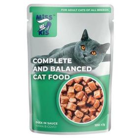 Miss Kis Premium Pouch Ördekli 80 gr Kedi Konservesi
