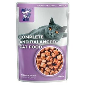 Miss Kis Premium Pouch Tavşanlı 80 gr Kedi Konservesi