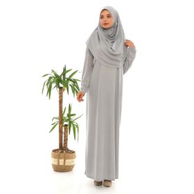 Miss Ledonna Tek Parça Siyah Kadın Namaz Elbisesi