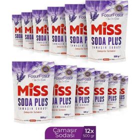 Miss Soda Plus 12x500 6000 gr Çamaşır Sodası