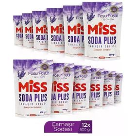Miss Soda Plus 12x500 6000 gr Çamaşır Sodası