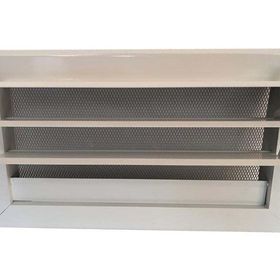 Miss Worble 50x15 cm Hareketli Panjurlu Beyaz Şömine Menfezi