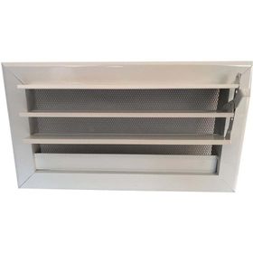 Miss Worble 50x15 cm Hareketli Panjurlu Beyaz Şömine Menfezi