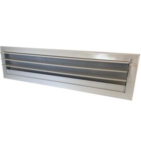 Miss Worble 60x15 cm Hareketli Panjurlu Beyaz Şömine Menfezi