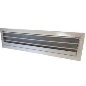 Miss Worble 60x15 cm Hareketli Panjurlu Beyaz Şömine Menfezi