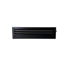 Miss Worble 70x15 cm Siyah Hareketli Panjurlu Şömine Menfezi