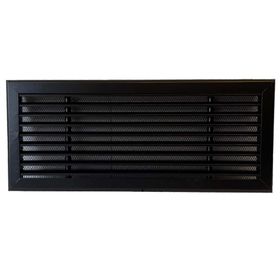 Miss Worble Alüminyum Lineer 50x15 cm Siyah Şömine Menfezi