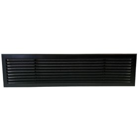 Miss Worble Alüminyum Lineer 60x15 cm Siyah Şömine Menfezi