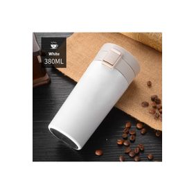 MİSSCAFE Snape Filtreli Çift Katmanlı Mug Beyaz 380 ml Termos Bardak