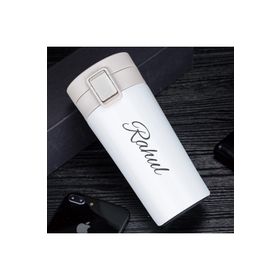 MİSSCAFE Snape Filtreli Çift Katmanlı Mug Beyaz 380 ml Termos Bardak