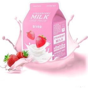 Missha 21 g APIEU Strawberry Milk One Pack Nemlendirici Kağıt Maske