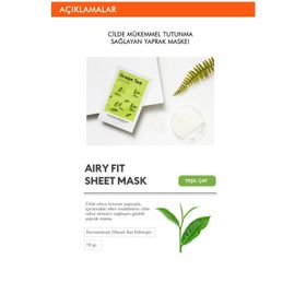 Missha Airy Fit Sheet Green Tea Mask