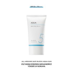 Missha All Around Safe Block Aqua Sun Gel SPF50+ PA++++ 50 ml Su Bazlı Nemlendirici Güneş Koruyucu Jel