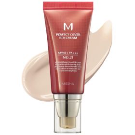 Missha Perfect Cover BB Cream M No:21 50 ml Yoğun Kapatıcılık İçeren BB Krem Nemlendirici