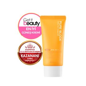 Missha Pure Block 50+ Faktör Nemlendirici Tüm Cilt Tipleri İçin Renksiz 50 ml Yüz Güneş Koruyucu Krem