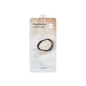 Missha Pure Source Pocket Pack Rice 10 ml Maske