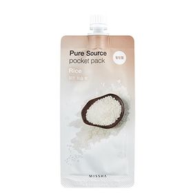 Missha Pure Source Pocket Pack Rice 10 ml Maske