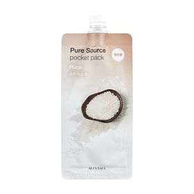Missha Pure Source Pocket Pack Rice 10 ml Maske