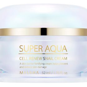 Missha Salyangoz Özlü 52 ml Super Aqua Cell Renew Snail Cream Nemlendirici Aydınlatıcı Krem