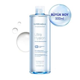 Missha Super Aqua Ultra Hyalron 500 ml Temizleme Suyu