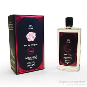 Mistanbul 200 ml Açık Kırmızı Gül Kolonyası
