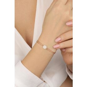 Mistik Silver 4 Sıra Taş Dizili Gümüş Bileklik