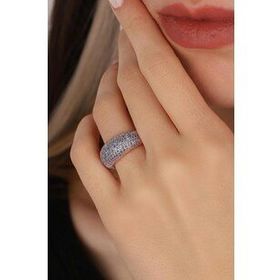Mistik Silver Akua Marin Taşlı Gümüş Yüzük