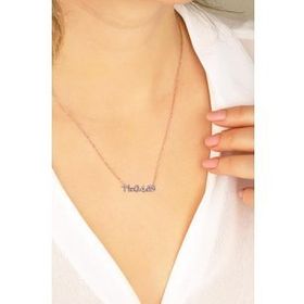 Mistik Silver Beyaz Taşlı Gümüş Tarih Kolye