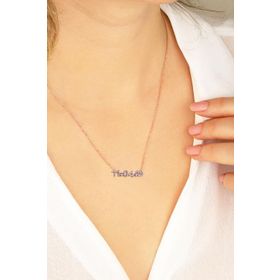 Mistik Silver Beyaz Taşlı Gümüş Tarih Kolye