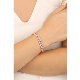 Mistik Silver Beyaz Zirkon Taşlı Gümüş Bileklik