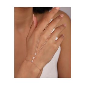 Mistik Silver Damla Taşlı Gümüş Şahmeran Bileklik