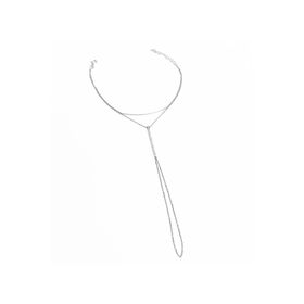 Mistik Silver Düz Çubuk Beyaz Zirkon Gümüş Şahmeran Bileklik